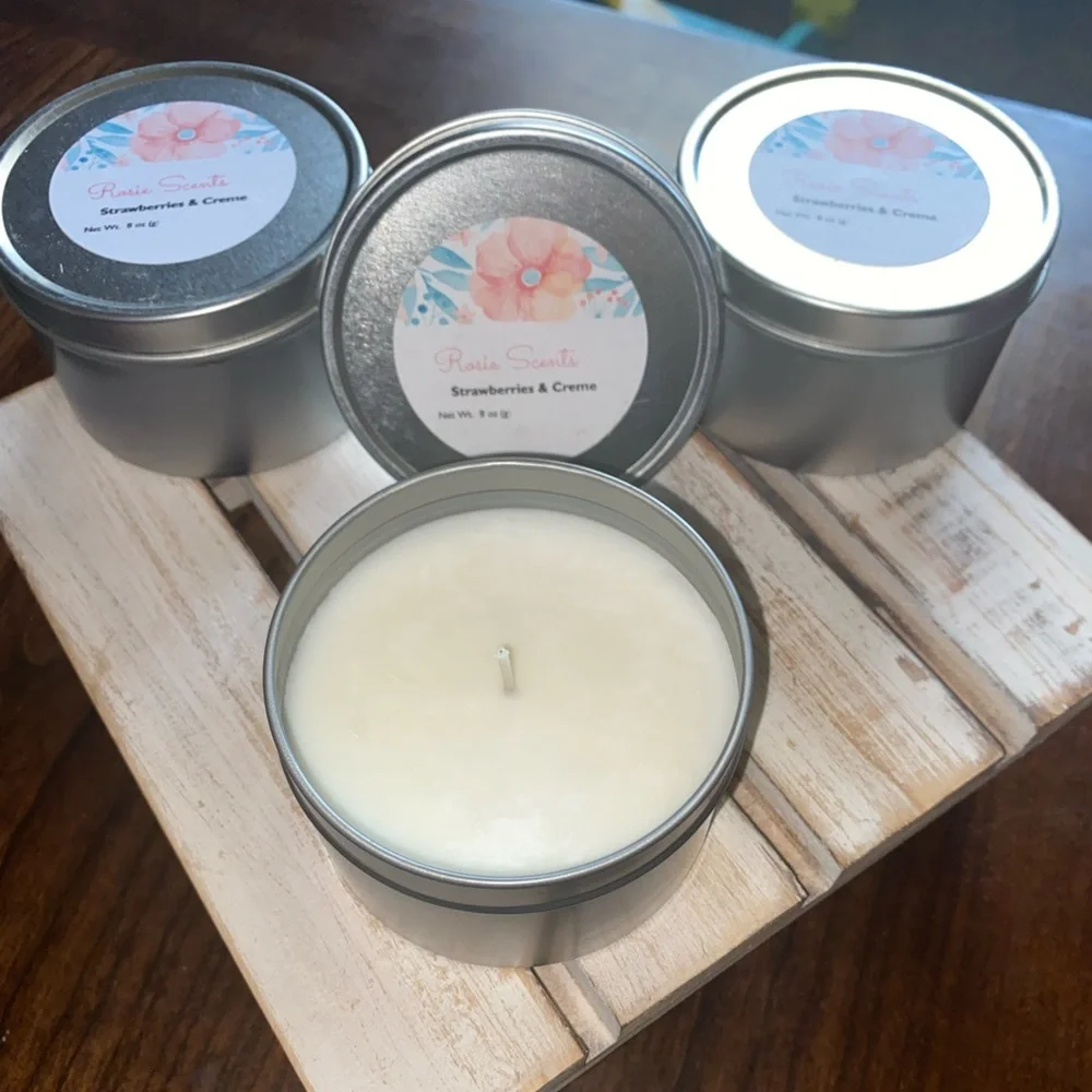8 oz candles - Picture 2 of 9